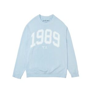 Taylor Swift 1989 Sky Blue Crewneck Sweater: Size Large